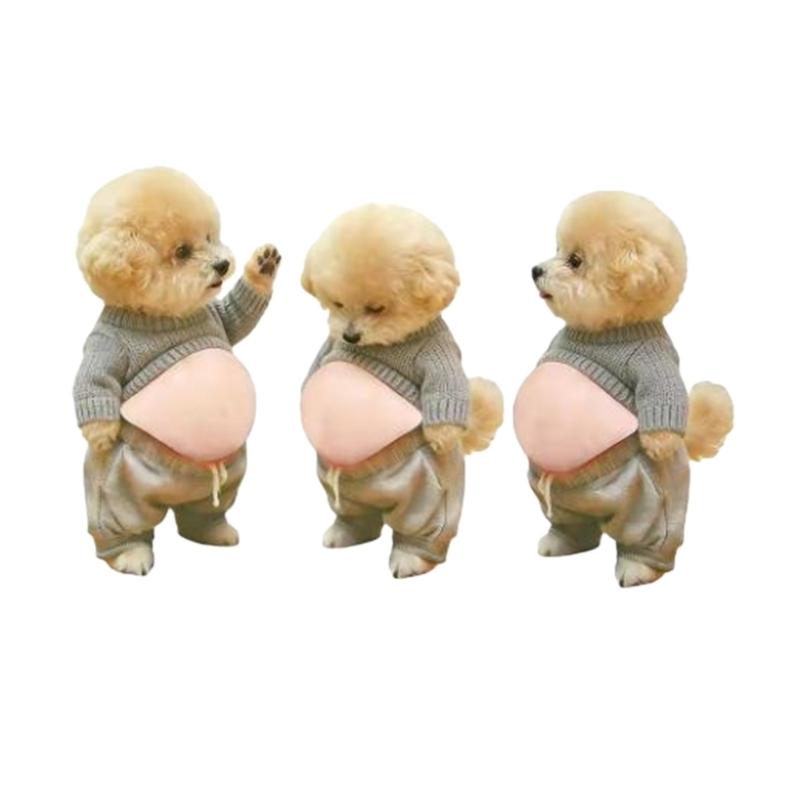 

1 Set Unique Press And Pinch Dog Sticker Refrigerator Stickers For Automotive And Home Use Enjoyable Comfort
