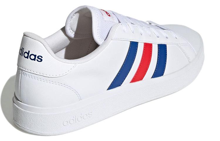 adidas Grand Court TD Cloud White Royal Blue Vivid Red