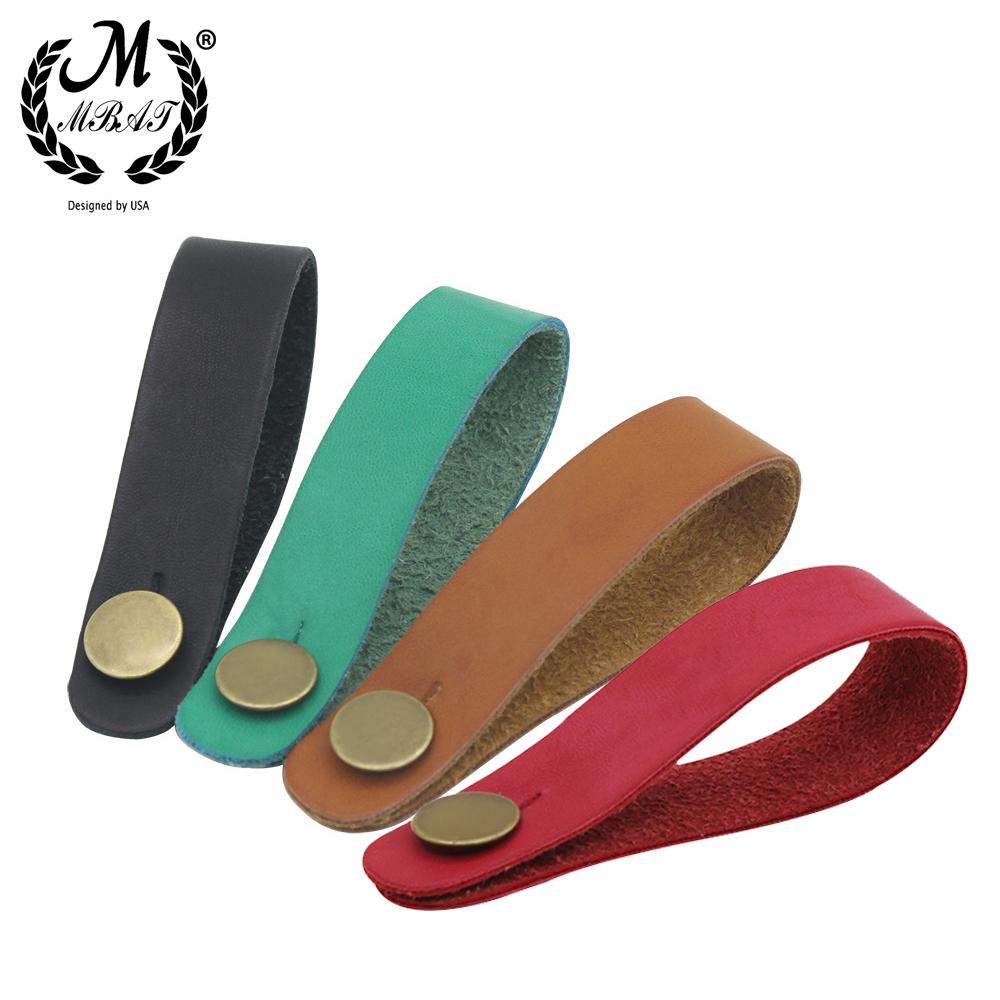 Botão de Suporte para Correia de Guitarra de Couro Portátil Durável M MBAT com Trava Segura com Fixador Metálico Forte Encaixa Acima do Braço na Cabeça