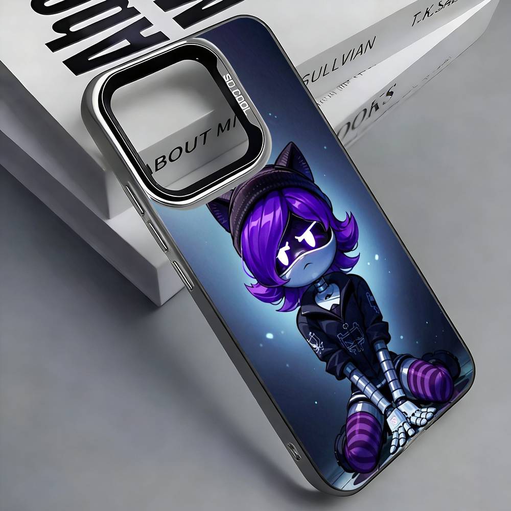 M-Murder D-Drones U-UZI Phone Case For iPhone 17, 16,15,14,13,12,11 Plus,Pro Max, Colorful Silver Funda Cover