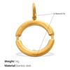 Exquisite Geometric Pendant: 3D Heart Camera Shape Jewelry