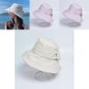 Summer Women Floppy Hat With Sun Protection And Breathable Polyester For Casual Sunshade