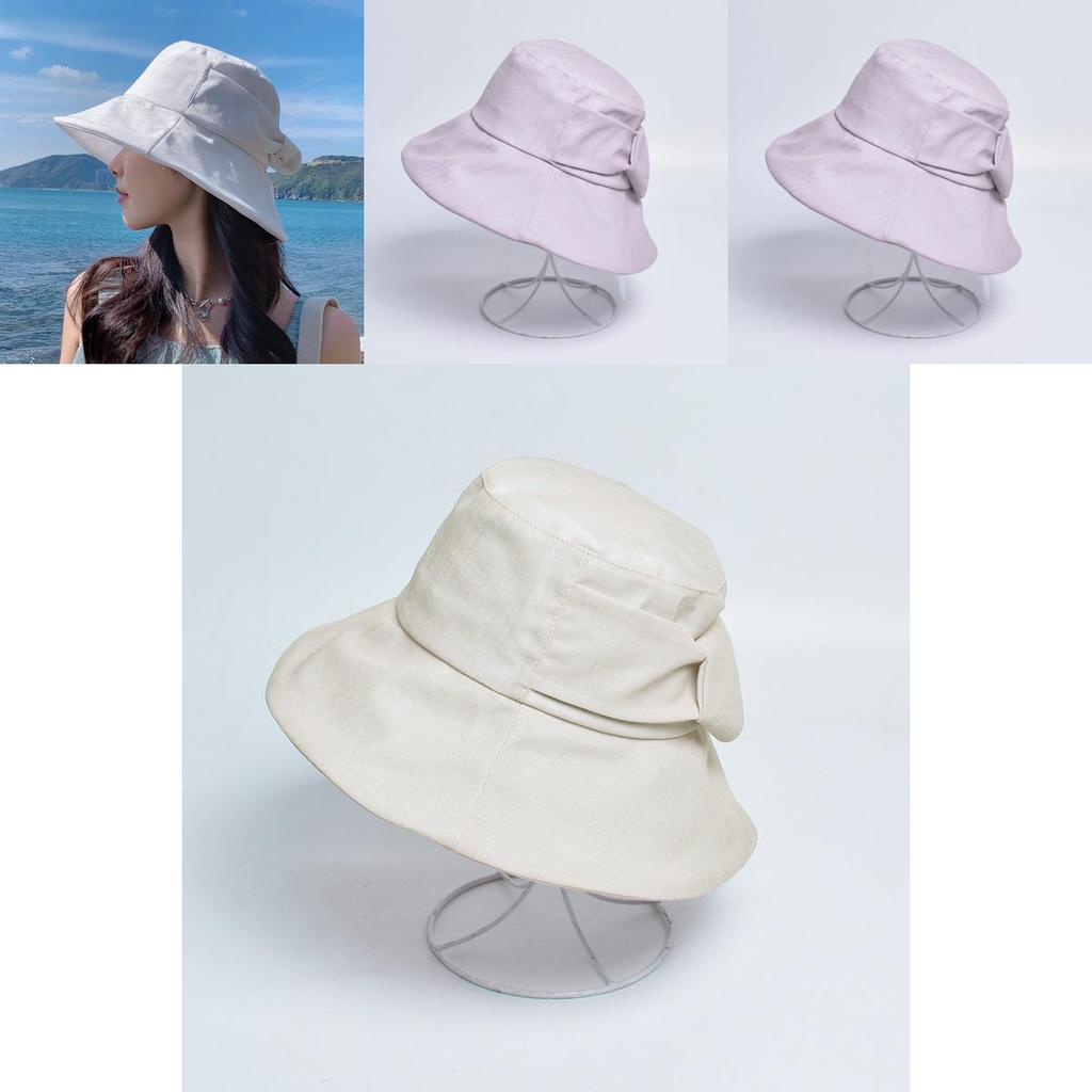 Summer Women Floppy Hat With Sun Protection And Breathable Polyester For Casual Sunshade