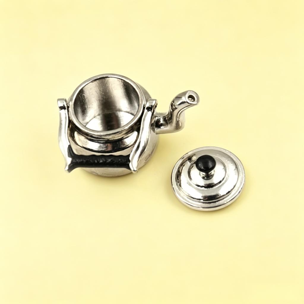 1/12 Dollhouse Dollhouse Miniature Tea Kettle/tea Pot Pretend Play Furniture Toys DIY Craft Project Home Room Decor Perfect