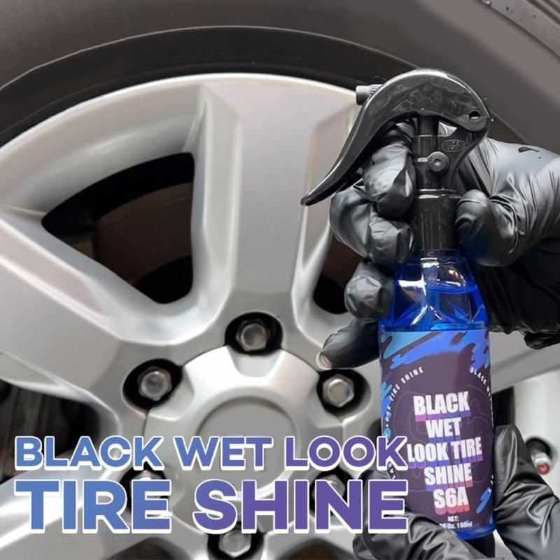Long Lasting Tire Coating Agent Formula Dressing Sprayer Suitable for SUVs and Offroads Vehicles Rubber Synthetic Wheels