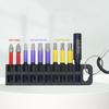 Kompaktes 10-teiliges Schraubendreherbit-Halter-Set Professionelle Stahlbits Eingebauter Magnethalter und Karabinerclip-Design