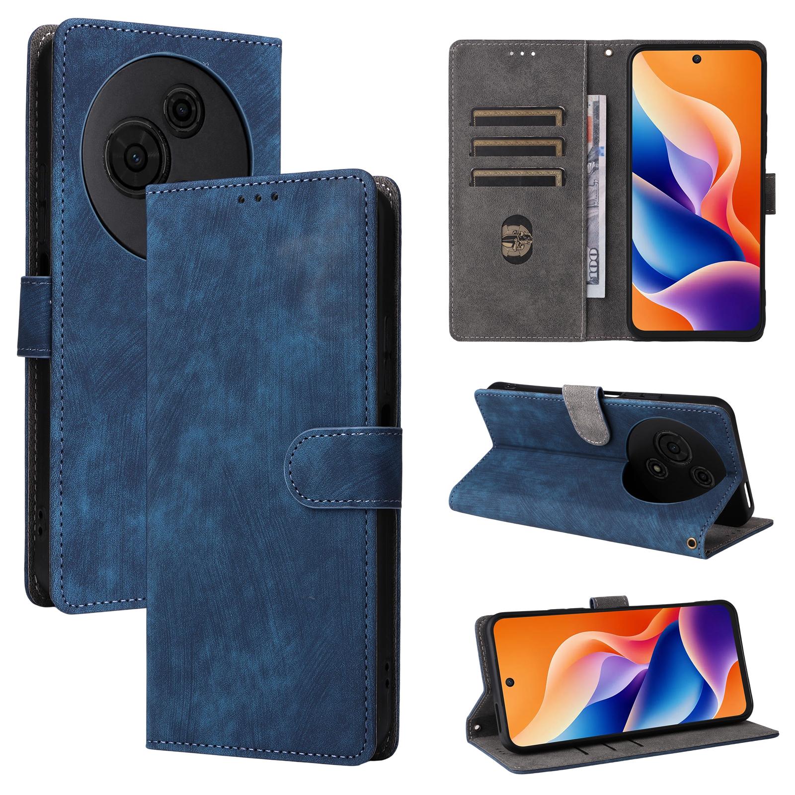 

Flip Cover for TCL 605 / TCL 60 SE PU Leather Full-Body Protection With [RFID Blocking] Shockproof Durable Retro Phone Case for TCL 605 / TCL 60 SE чорний