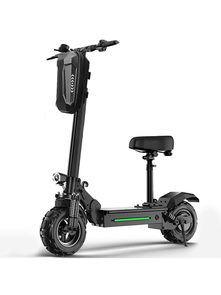 Electric Scooter Bag Double Zipper Large Capacity Universal Waterproof Electric Scooter Handlebar Bag for Kugoo M4