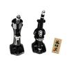 Osaka Choseido May Doll Helmet Ornament, Compact Mini Helmet, Boys' Day Ceremony, Ceramic, Black Lacquer, with White Screen