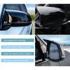 Car Rearview Mirror Cover Trim Car Assecories For BMW F25 X3 F26 X4 F15 X5 F16 X6 2014-2018 Bright Black Carbon Fiber