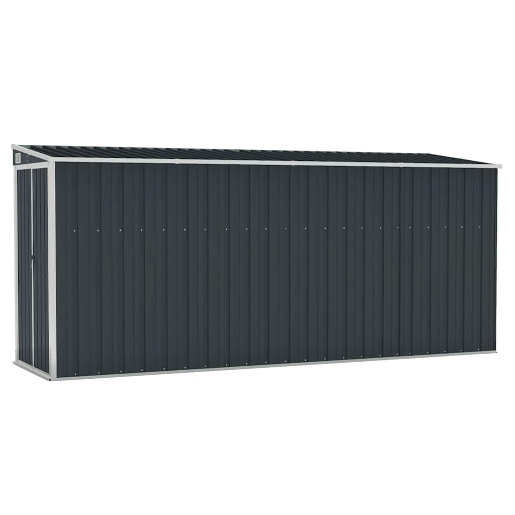 Vidaxl Gartenhaus, Wandmontiert, Anthrazit, 118X382X178 Cm