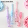 Sanrio Hello Kitty Kuromi Melody Folding Cup Wash Set Travel Storage Portable Cleaning Toothbrush 2-In-1 Toiletries