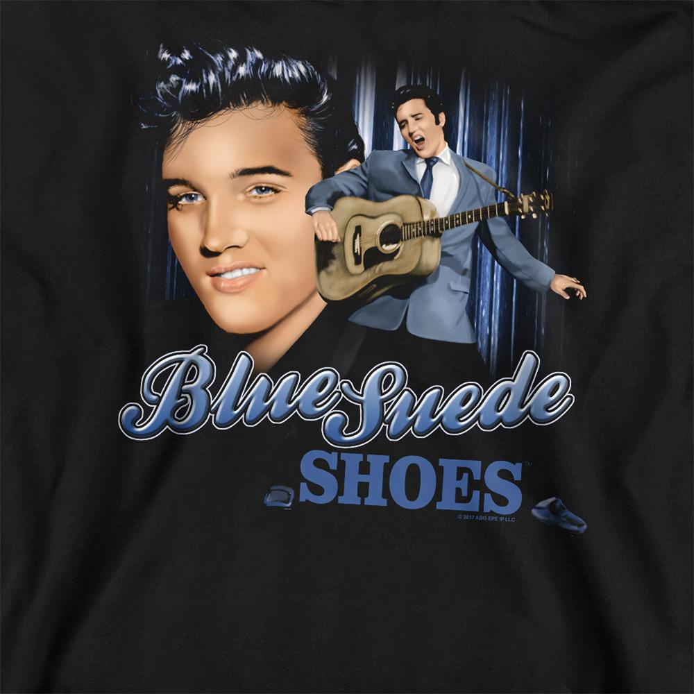 Elvis Presley Unisex Adult Blue Suede Shoes Sweatshirt