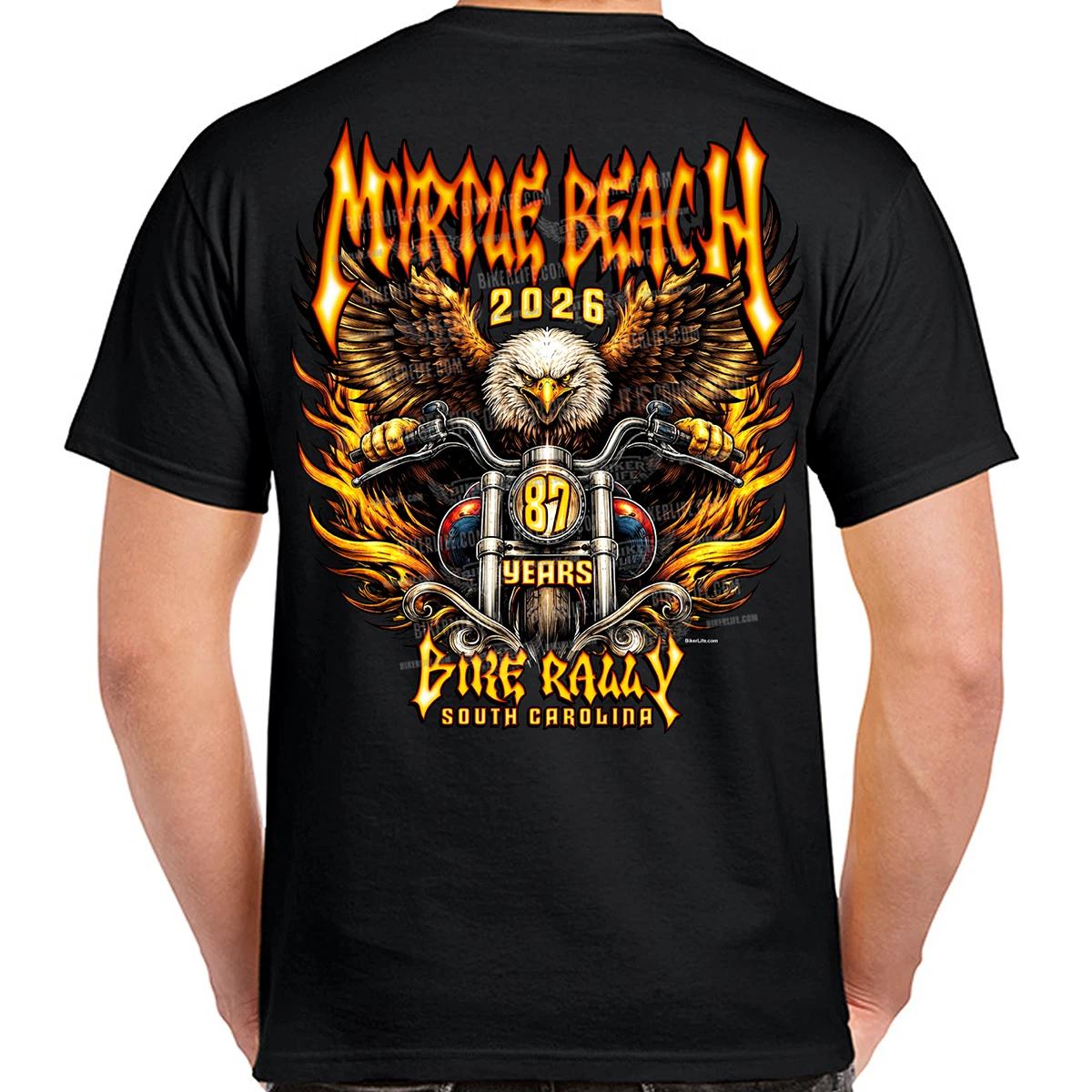 T-Shirt 2026 Myrtle Beach Bike Rally Eagle Rider No Harley XL