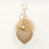 Ornaments Interior Accessories Rhinestone Keyrings Rhinestone Heart Bag Pendant Pompom Keychains
