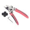 Fiber Optic Stripper Stainless Steel Blade PVC Anti Slip Handle Multifunctional Fiber Wire Cutter Stripping Pliers