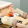 Two Oven Mitts Kitchen Heat Insulation Anti-scald Gloves Baking Thickened Silicone High Temperature Microwave Oven Mitts Non-slip