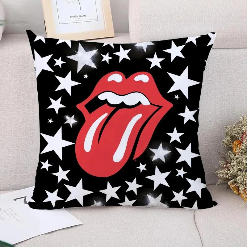 Decorative Pillows for Sofa Rolling Stones Cushion Cover X Couple Pillow Pillowcases X X Cushions Covers  Bed