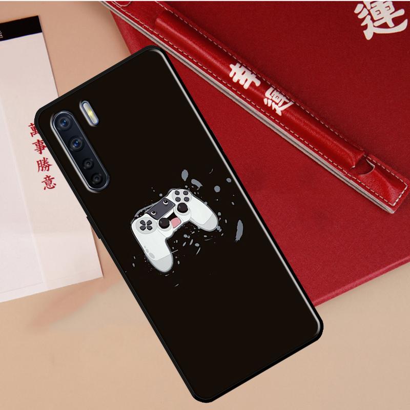 Cool Gaming Controller Case For Oppo A78 A38 A80 A60 A40 A18 A98 A58 A96 A76 A16 A94 A74 A54 A15 A17 A57 A77 A5 Pro