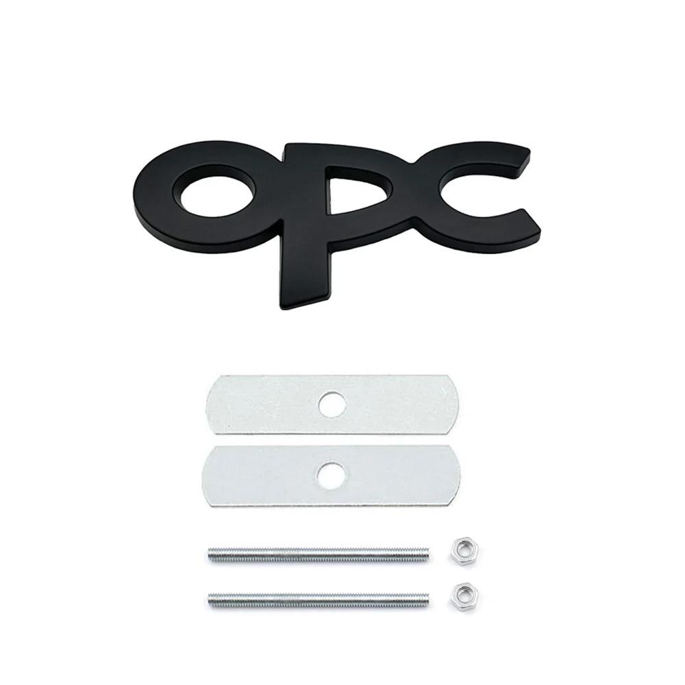 New Car OPC series logo, front grille emblem, and rear trunk logo pattern For Opel Insignia Astra Antara Meriva Zafira H G Corsa