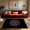 Boho Area Rug Washable Non Slip Modern Abstract Geometric Pattern Living Room Bedroom Floor Mat Home Decor Indoor Outdoor Carpet
