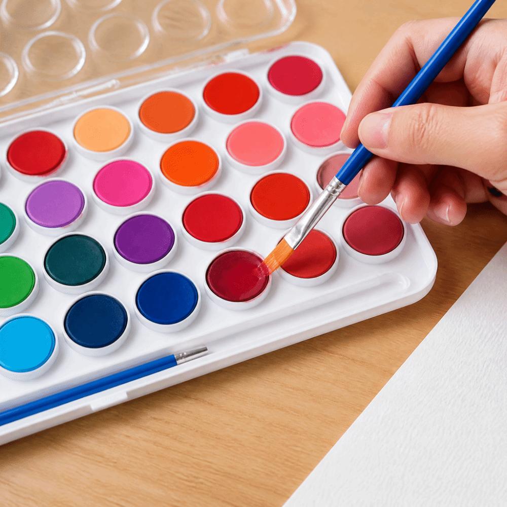 36 Colors Watercolour Paint Set Detachable Box Watercolor Paint Cakes Watercolour Cake For Kids