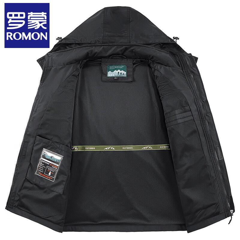 Romon Men's Spring Autumn Outdoor Casual Jacket