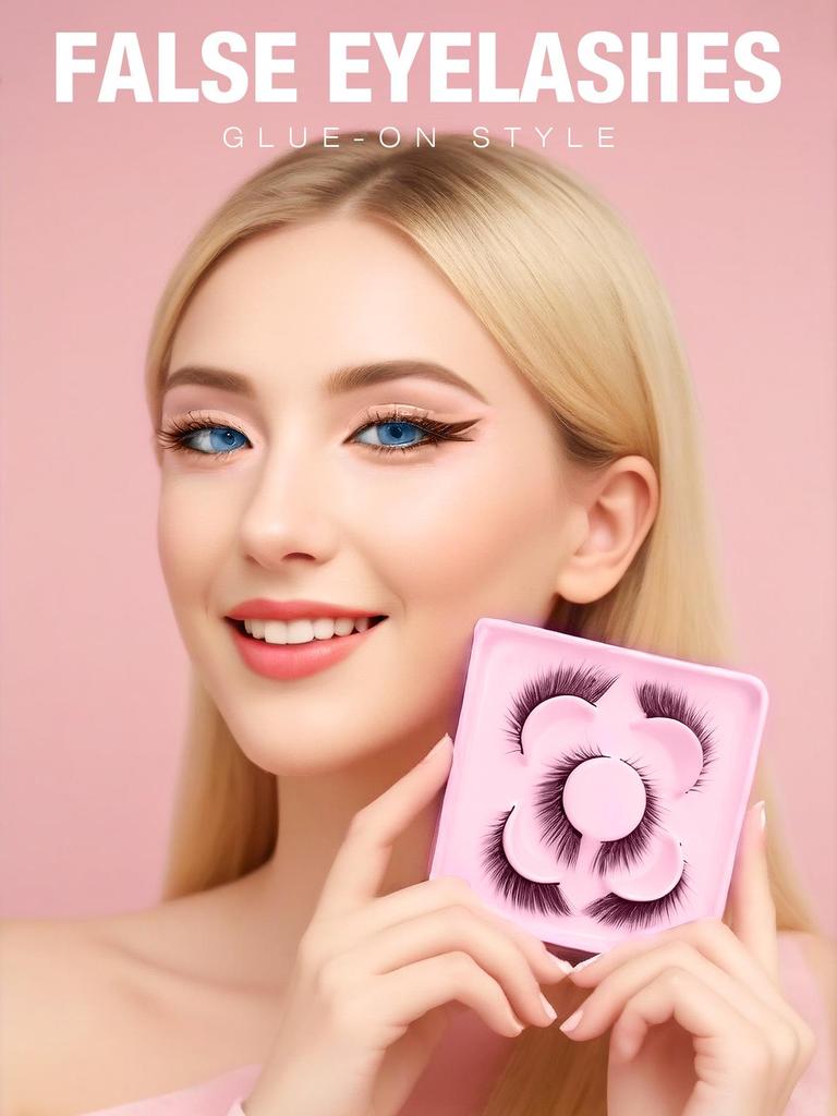 New 3D Cat Eye False Eyelashes - Super Natural Look