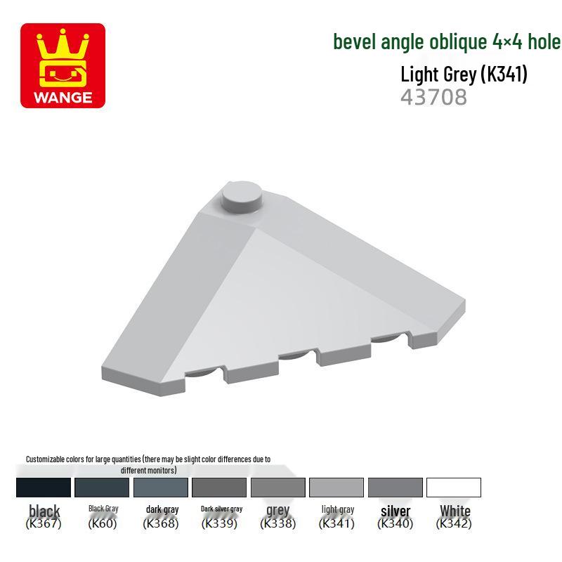 Wange Small Particle Building Blocks - Angle/Slope Parts, Compatible with Models 3045, 47759, 4861, 43708 100g