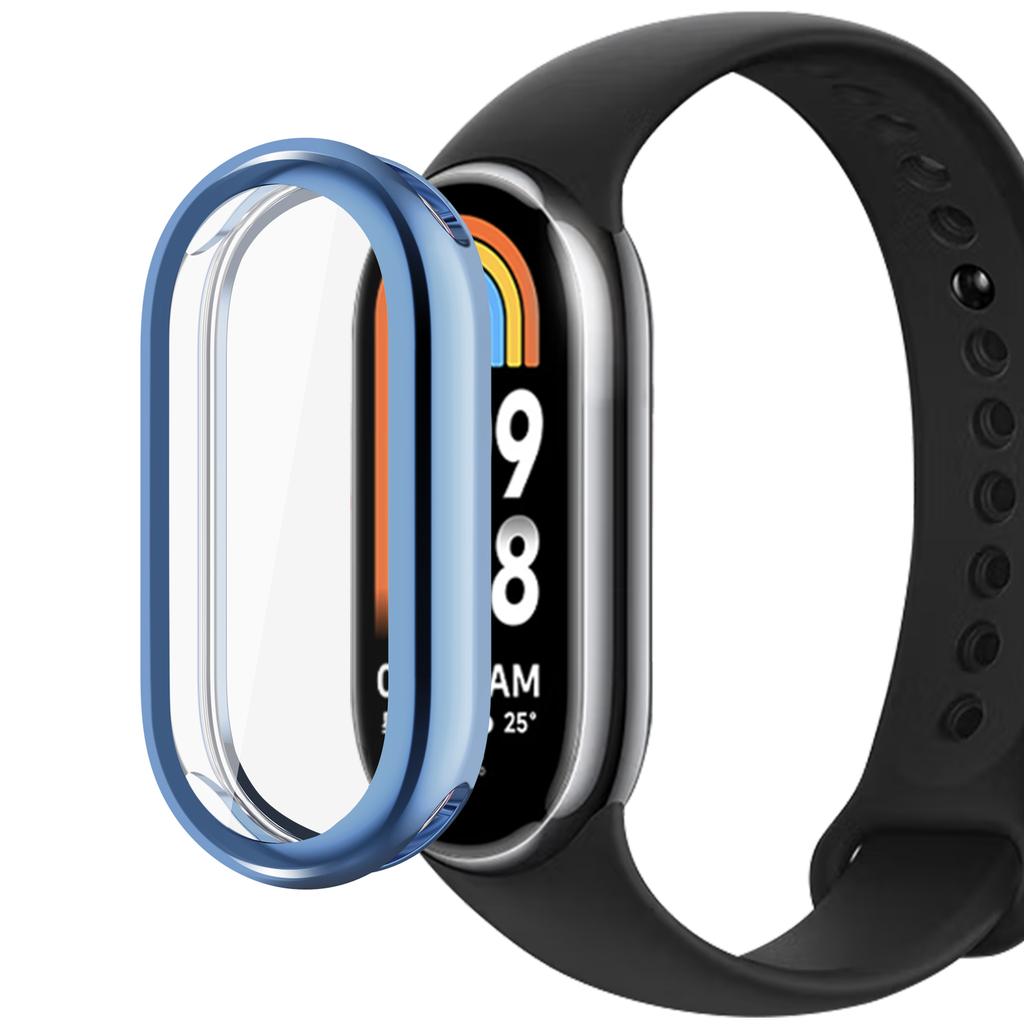 Plně ochranný kryt pouzdra pro chytré hodinky Xiaomi Mi Band 8 Ochranné sklo displeje pro MiBand 8 Náhradní příslušenství Rám Pouzdro TPU