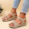 New Open Toe Summer Women Sandals Fashion Platform Beach Womens Sandals Wedge Buckle Female Footwear Woman Orthopedic Sandal