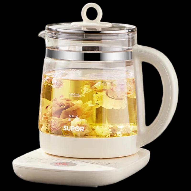 SUPOR 1.5L Inteligentny Szklany Czajnik Wellness