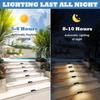 Solar Deck Lights Fen Lights Outdoor Step Lights Waterproof Solar Lights for Railing Stairs Step Fen Yard Patio and Pathway