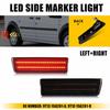 Rear LED Side Marker Lights Indicator Smoked For 2010-2013 Ford Transit Connect
