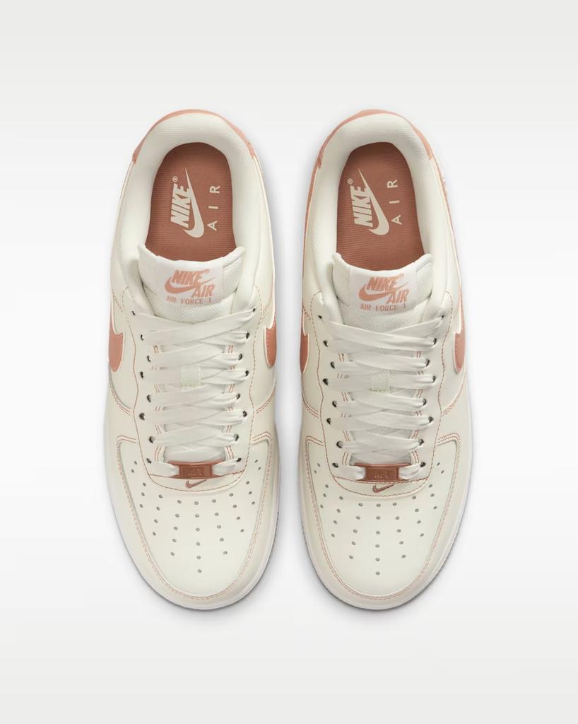 IQ9428-133 Nike Air Force 1 '07 Sail Rose Gold (Women's)