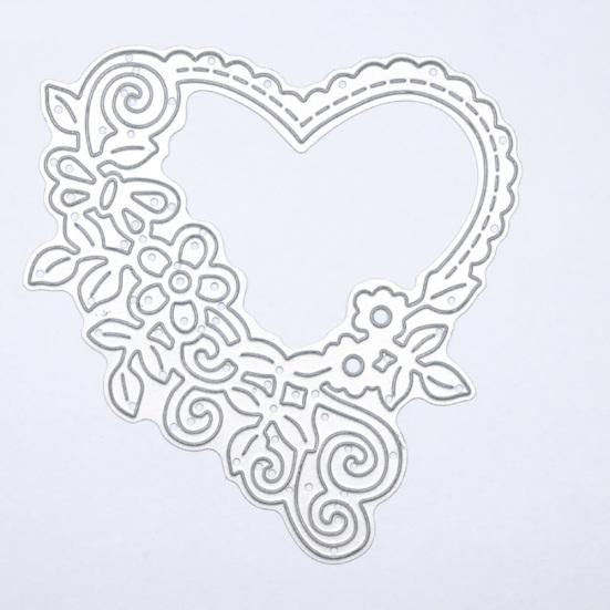 Cutting Dies Stencil DIY Scrapbook Paper Card Craft Love Heart Flower Cutter