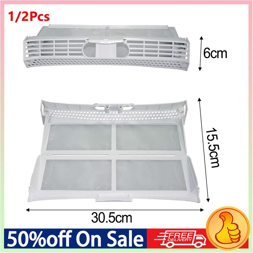 1/2Pcs Fluff Filter Sieve Filter Folded Filter Bag For BOSCH Tumble Dryer Fluff Filter Fluff Filter 652184 00652184 01000435