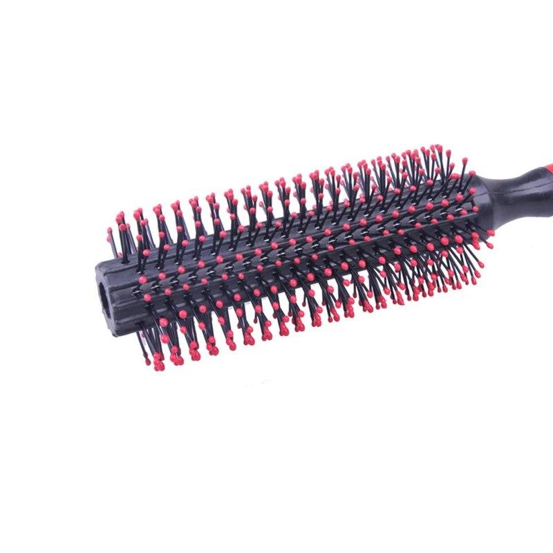 New Spiral Professional Plastic Round Brush Quiff Roller Curly Hair Comb Hairstyle Massager Hairbrush Dressing Salon Barber Comb
