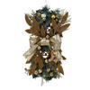 Door Hanging Wreaths Rattan Reusable Exquisite Upside Down Xmas Tree Pendants Xmas Trees Garlands for Shopping Mall