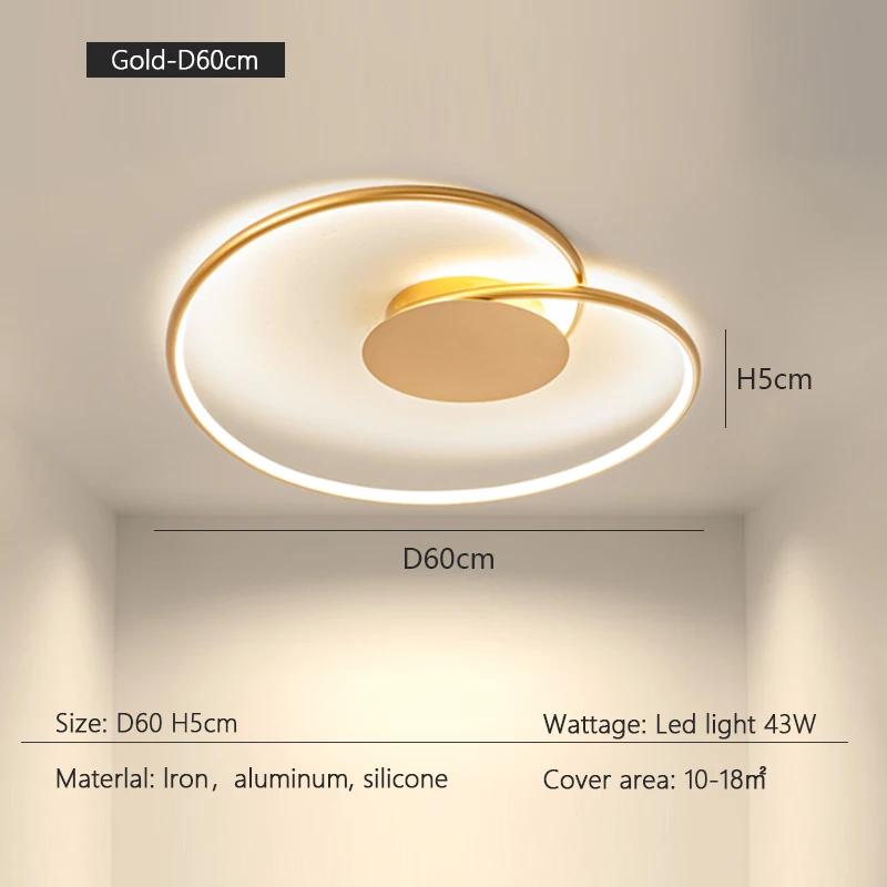 Modern Minimalist LED Ceiling Light Nordic Creative Dimming Bedroom Light Indoor Lighting Home Decoration Lighting Fixtures