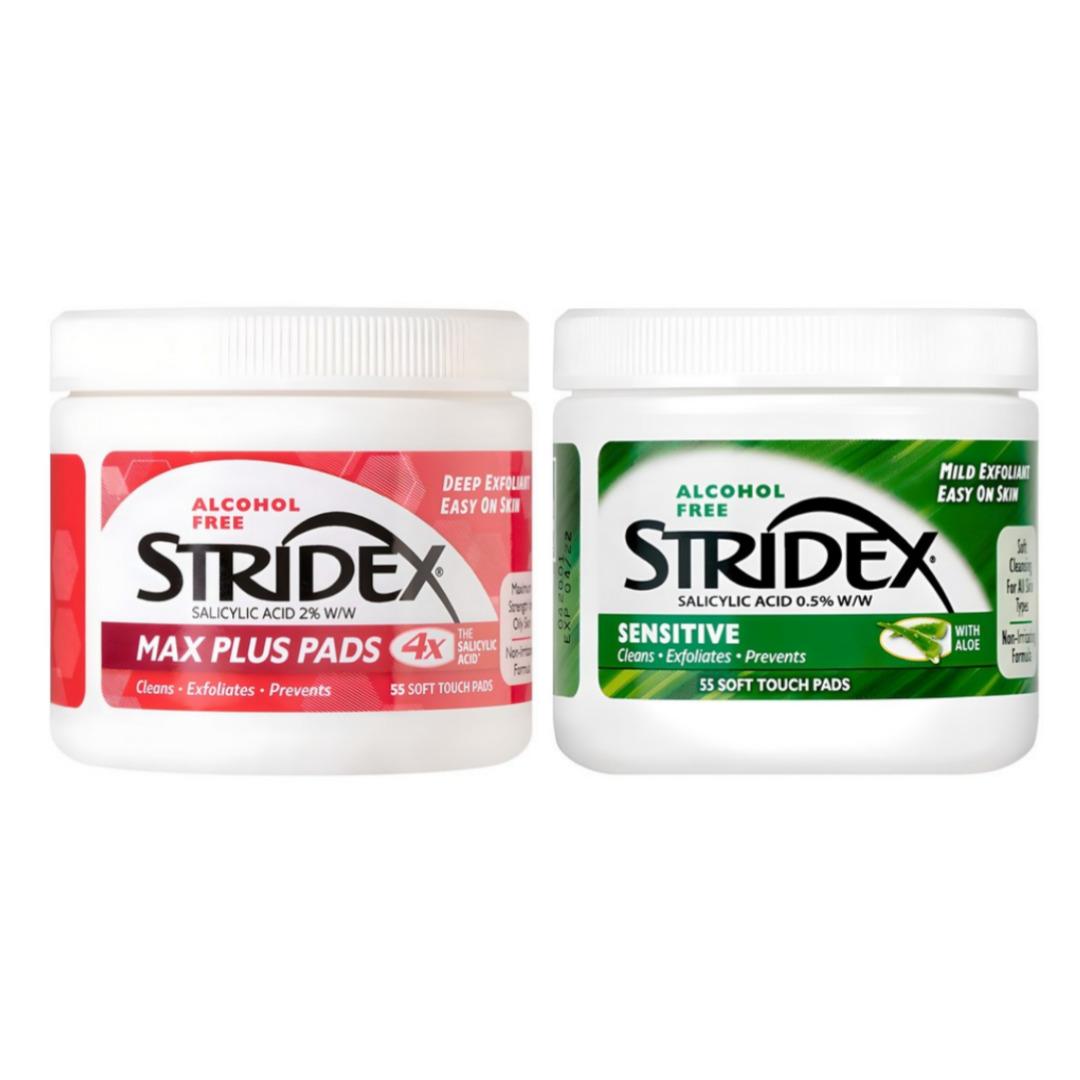 

[Stridex] Pads 2 types / Max Plus Pads / Sensitive Peeling Pads Sensitive Peeling 55p