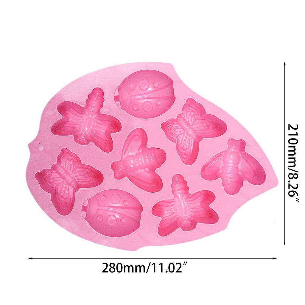 Insect Shaped Chocolate Moulds Cake Silicone Cookie Molds Cupcake Molds Soap Mould DIY Chocolate Mold Baking Accessories