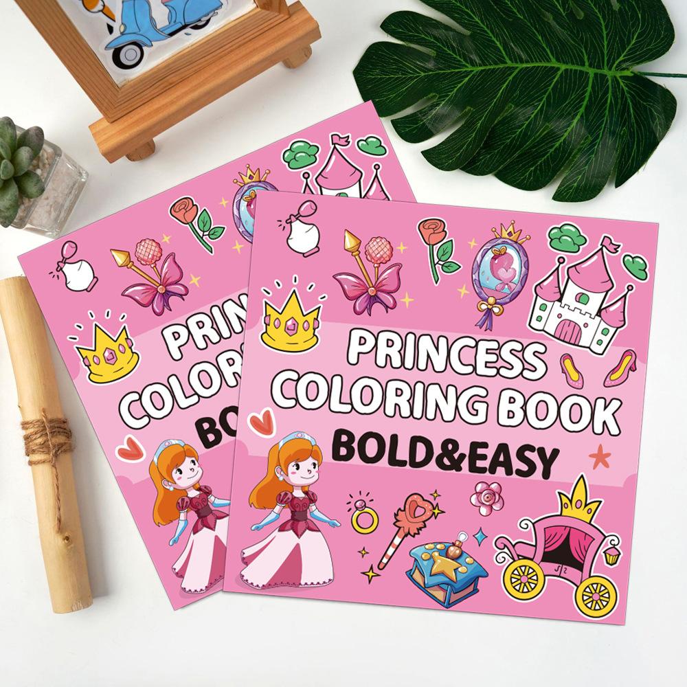 40 de pagini Mâncare Fructe Carte de colorat Desene animate Doodles Activitate de artă creativă Copii Desenează Jucărie de pictură