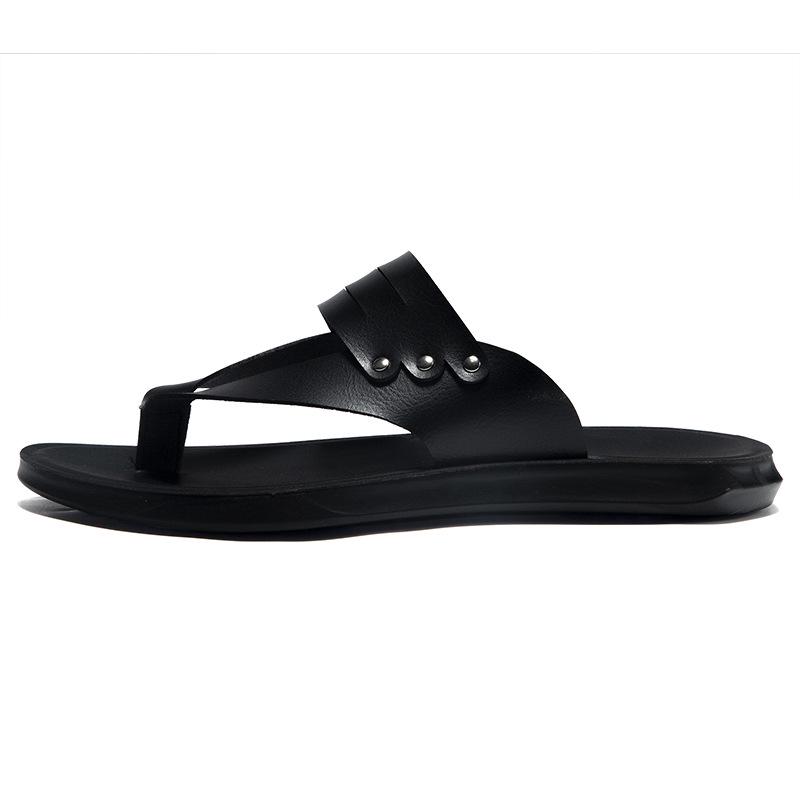 

Men s Trendy Toe Post Flip-Flop Sandals: New Style, Large Size Beach Shoes 41