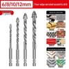 Four-Blade Serrated Drill Bit for Tile, Concrete & Glass
