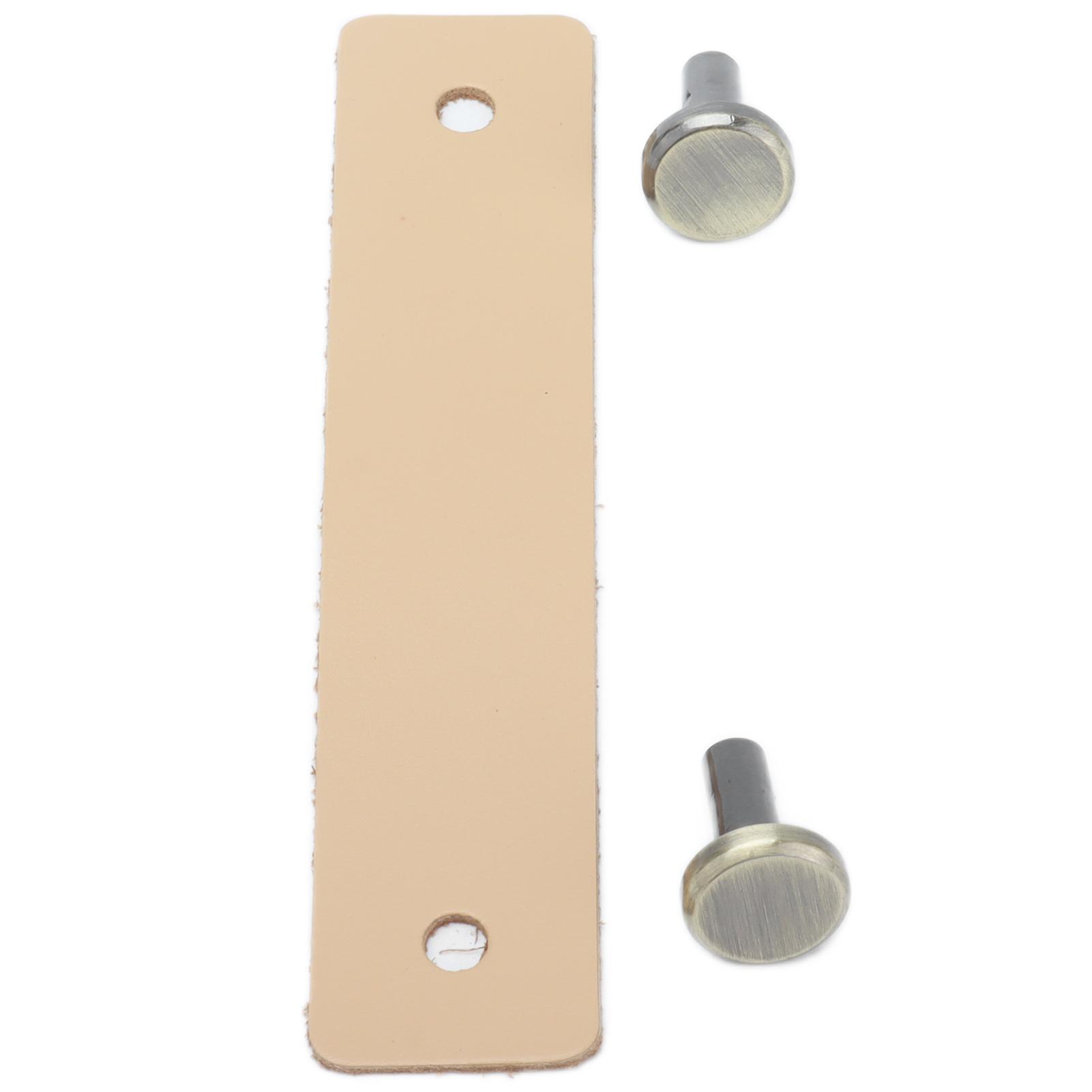 

PU Leather Drawer Pulls Anticollision Wear Resistant European Exquisite Modern Simple Cabinet Handle светло-коричневого