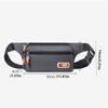 Waterproof Men's Waist Pack Adjustable Strap Sports Cross -body Bag Men's Chest Bag  Running