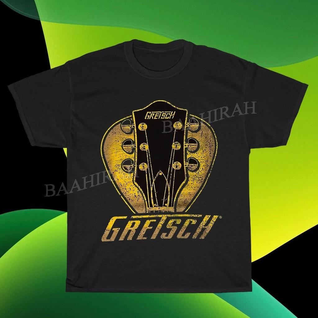 

New Gretsch guitars logo American Funny T shirt Size S to 5XL M