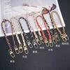 Xiaoxiangfeng Leather Metal Chain Mobile Phone Lanyard Short Handbag Bag Keychain Pendant Anti-loss Strong Gasket Female