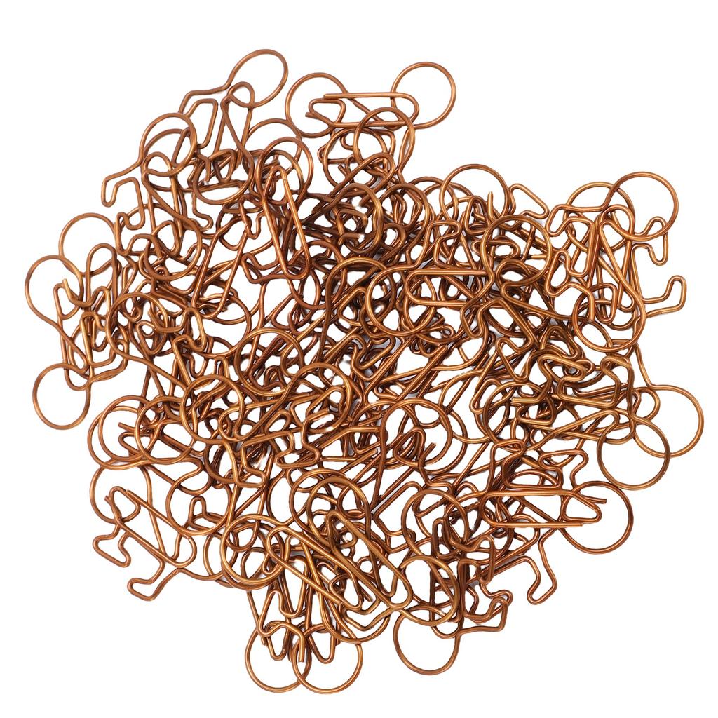 100PCS Bike Shaped Paper Clips Cute and Interesting Bronze Metal Clips for Documents Scrapbooks Tran